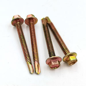 Tornillo de cabeza hexagonal de acero Brocante automático Sextavado Brocante automático con acabado Rustpert disponible en sistemas de medición métrica de pulgadas - Product Image 3