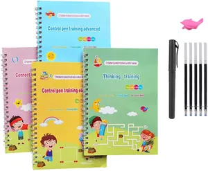 Libro mágico reutilizable para niños, juguete Montessori de aprendizaje lógico, para dibujar y escribir