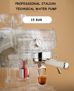 <span class=keywords><strong>Cafetera</strong></span> <span class=keywords><strong>Express</strong></span> de Alta Presión para Restaurante <span class=keywords><strong>15</strong></span> Bar, <span class=keywords><strong>Cafetera</strong></span> Espresso Comercial con Molinillo - Product Image 4