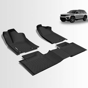 Pour <span class=keywords><strong>Hyundai</strong></span> Elantra Kona EV IX25 IX35 <span class=keywords><strong>Ioniq</strong></span> 5 tapis de voiture intérieur de voiture accessoires 3D tout temps TPE tapis de sol de voiture - Product Image 1