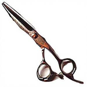 Ciseaux de coiffure professionnels ergonomiques en acier inoxydable à bords tranchants pour droitiers avec manche long pour usage en salon - Product Image 6