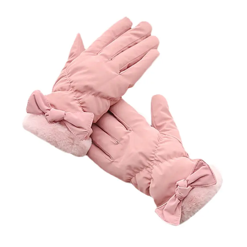 Winter Women Warm Gloves Ladies Full Finger Fashion Genuine Five Finger gloves