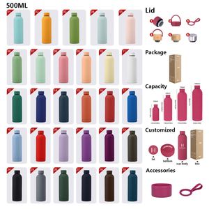 Custom Logo Double Wall Vacuum <b>Insulated</b> Sports <b>Flask</b> Temperature Display 350ml 500ml 750ml Small Mouth Stainless Steel Travel - Product Image 5