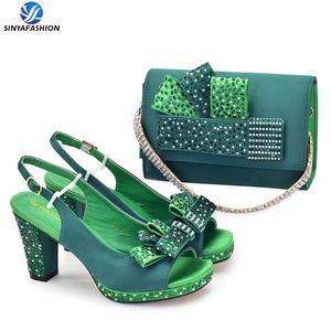 Sinya nuovo Design <span class=keywords><strong>scarpe</strong></span> italiane a borsa abbinata Set <span class=keywords><strong>scarpe</strong></span> da <span class=keywords><strong>sera</strong></span> festa donna e borsa Set <span class=keywords><strong>per</strong></span> donne africane - Product Image 2