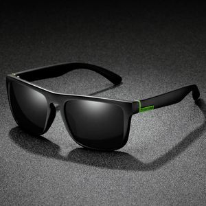 Lunettes de soleil polarisées rétro pour hommes avec logo personnalisé, protection UV400, style carré, pour la conduite - Product Image 4