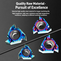 16ER 16IR Thread Insert External Thread ISO1.0-3.0 AG60 55 Tungsten Carbide Internal Thread for Quenched Steel, Stainless Steel