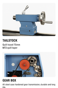 <span class=keywords><strong>Mini</strong></span> JY290VF <span class=keywords><strong>Torno</strong></span> de escritorio horizontal Combinación <span class=keywords><strong>Torno</strong></span> de <span class=keywords><strong>metal</strong></span> Fresadora <span class=keywords><strong>Torno</strong></span> de taladro con - Product Image 6