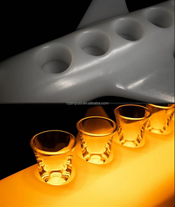 Bandeja de Avión con Logotipo Personalizado, Portavasos LED para Vino, Tequila y Whisky, para Discotecas - Product Image 6