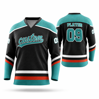 Maillot de hockey sur glace personnalisé par sublimation pour joueurs adultes et jeunes, entraînement en club et matchs, commandes en gros pour équipes et commandes en vrac