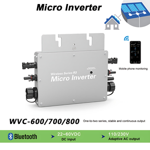 New 800W High-efficiency Aluminum Alloy <b>Sandblasted</b> Shell IP65 Waterproof 4-channel MPPT Controlled Micro Inverter Accessories - Product Image 3