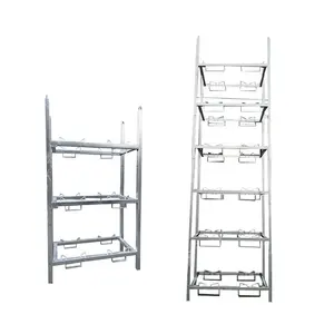 Thiết kế Mới Thép sơn tĩnh điện kho lưu trữ kim loại giá kho Bourbon Thùng kệ - Product Image 1