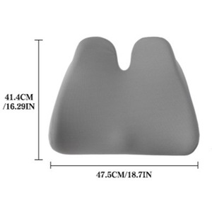 Cojín de espuma viscoelástica para alivio del dolor de coxis, <span class=keywords><strong>silla</strong></span> de oficina, asiento de <span class=keywords><strong>coche</strong></span>, cojín de enfermería para acampar, cubierta extraíble en forma de lágrima - Product Image 4