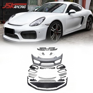 Kits de carrosserie PP pour <span class=keywords><strong>Porsche</strong></span> <span class=keywords><strong>Cayman</strong></span> 981 2013-2015, mise à niveau du pare-chocs de voiture, style <span class=keywords><strong>GT4</strong></span> - Product Image 1