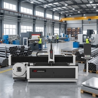 Machine de découpe laser à fibre CNC pour tôles et tubes, fabriquée en Chine, avec commande Cypcut, rail de guidage HIWIN, 3000W, haute vitesse