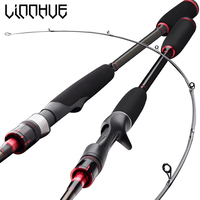 LINNHUE - Portable Fishing Rods, 2 Sections, Lightweight