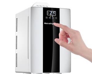 24V سيارة مزدوجة باب الثلاجة 20L أشباه الموصلات الساخنة والباردة ثلاجة صغيرة سيارة DC 12V ثلاجة صغيرة الثلاجات - Product Image 4