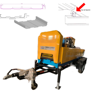 Máquina Portátil <span class=keywords><strong>de</strong></span> Perfilado <span class=keywords><strong>de</strong></span> Láminas para Techos KR18 con Remolque para Trabajos en Sitio - Product Image 1