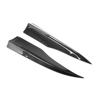 Séparateurs arrière en fibre de carbone véritable W204 Séparateurs pour Mercedes Benz Classe C W204 C63 4 portes 2008-2014 W204 Séparateurs