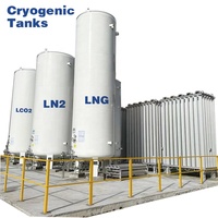 Bể Chứa Đông Lạnh LCO2 LNG Lpg Lỏng Nitơ Carbon Thép Dọc Lớn Cyrogenic Bể Chứa