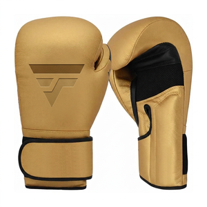 Guantes de Boxeo Ligeros de Color Negro/Caqui Personalizados para Artes Marciales y Boxeo, 8oz 10oz 12oz 14oz, de Cuero PU, para Entrenamiento y Combate - Product Image 1