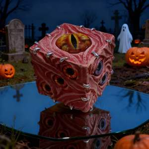 Nuevo Ojo de la Mala Suerte, Dados del Diablo, Bola de Cristal Gótica de la Línea de Sangre, Decoración de Terror de Halloween, Decoración de Personalidad Emocionante - Product Image 5