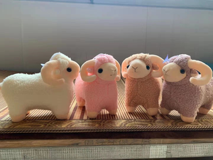 Nhà Máy Khuyến Mãi 18/25Cm Dê Sang Trọng Gối Đồ Chơi, Máy Cẩu Thú Nhồi Bông Đồ Chơi Sang Trọng Hồi Giáo Linh Vật Cừu Cừu Đồ Chơi Sang Trọng - Product Image 4