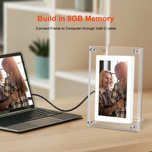 7 Inch TFT IPS Digital Photo <b>Frame</b> 4GB Built-in Memory Digital Picture <b>Frame</b> <b>Play</b> Photo Video - Product Image 4