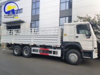 Camion de cargaison du camion 6*4 de Shacman 30 tonnes transportent le camion de cargaison de conteneur de panneau de mur latéral résistant de capacité de chargement de bétail