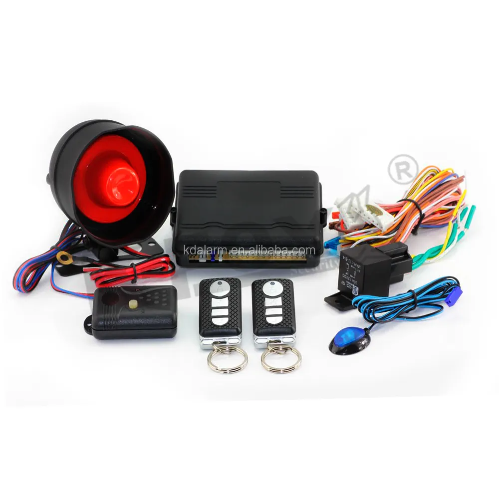 Wholesale 12V Flashing LED Anti-theft Vibration Motion Shock Sensor Remote Starter Car Alarms
