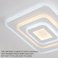Plafonnier LED à haut lumen de nouvelle conception de la manufacture chinoise Ganva, CE RoHS AC85-265V, moderne, dimmable