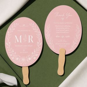 Abanicos Personalizados para Invitados de Boda, Programa Personalizado para Ceremonias - Product Image 6