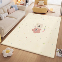 Tapis moderne abstrait en velours polyester antidérapant à poils longs, élégant, pour chambre à coucher, salon, dortoir, chambre d'enfant, décoration intérieure
