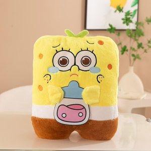 Juguetes de <span class=keywords><strong>Peluche</strong></span> de <span class=keywords><strong>Bob</strong></span> <span class=keywords><strong>Esponja</strong></span> de 15 Pulgadas, Decoración para Sala de Estar, Cojín para Dormir, Muñecos de <span class=keywords><strong>Peluche</strong></span>, Almohadas de <span class=keywords><strong>Peluche</strong></span> Suaves y Lindas - Product Image 1