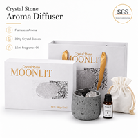 Difusor de Aroma de Piedra de Cristal Ambientador OEM Ecológico con Aceite Esencial Natural, Botella de Piedra Perfumada, Regalo de Lujo para el Hogar 15ml