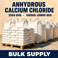 Chlorure de calcium anhydre en poudre, haute pureté, qualité industrielle, produit chimique