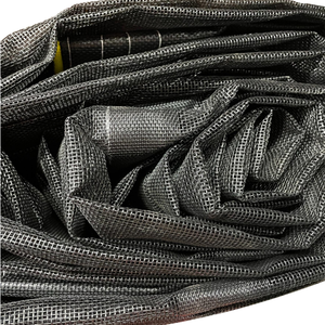 <span class=keywords><strong>Tela</strong></span> de malla de PVC resistente, lona impermeable de polipropileno de 10 Oz con tapa de asfalto sin costuras negra para cubierta de camión - Product Image 5