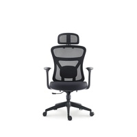 Chaise de bureau ergonomique moderne en maille JOHOOFURNITURE avec appui-tête, vente directe usine, chaise de bureau confortable avec coussin épais