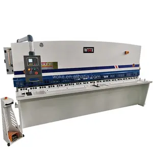 Machine manufacturer straight cutting of sheet metal or plates, hydraulic shearing machine price QC12Y-6X4000