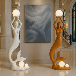 AFELLOW-Lampe de modélisation 3D pour hôtel, lampe de sculpture humaine, lampe d'art sirène, lampadaire, ornements d'extérieur - Product Image 6