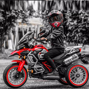 Tricycle électrique pour enfants, voiture jouet rechargeable pour garçons et filles - Product Image 1