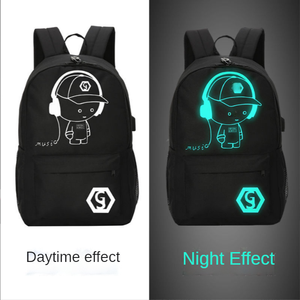 Mochila Escolar con Carga USB Externa Personalizada, Mochila Antirrobo para Computadora Portátil con Carga USB de 14/15.6 Pulgadas - Product Image 4