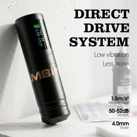 Mesin Tato Nirkabel Profesional Ambition Ninja Ultra 1900mAh 3.5mm/4.0mm Stroke Direct Drive untuk Seniman Seni Tubuh