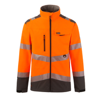 Vestes de sécurité pour ouvriers du bâtiment, polyester, imperméables, réfléchissantes, haute visibilité, vêtements de travail unisexes, uniformes, grandes tailles, manteaux pour hommes