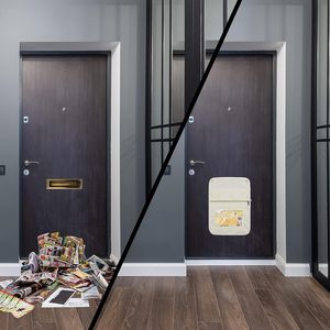 High Quality Fashion Custom Mail Slot Catcher for Door Mail <b>Holder</b> Indoor Black <b>Post</b> Organizer Bag for Letterbox Spring - Product Image 4