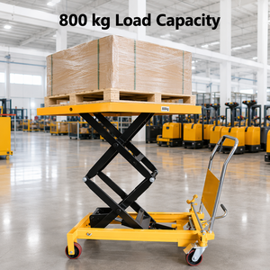 Chariot logistique manuel à plateforme hydraulique, <span class=keywords><strong>mini</strong></span>-plateforme élévatrice à ciseaux, transpalette de type plateforme, série SP Chine - Product Image 6