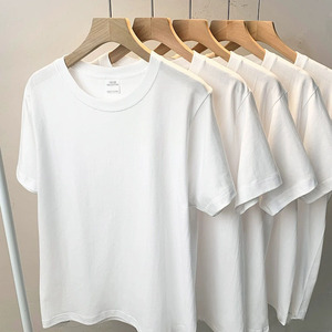 เสื้อยืดสตรีทแวร์สำหรับผู้ชายเสื้อยืดผ้าคอตตอน100% ขนาดใหญ่โชว์ไหล่ทรงหลวมโลโก้ตามสั่ง - Product Image 3