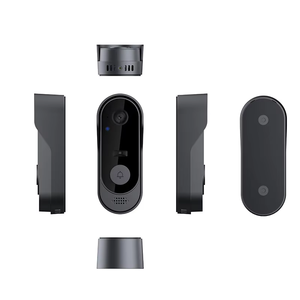 Tuya and ulooka กริ่งหน้าประตู M9อัจฉริยะ, กริ่งหน้าประตูกล้องวิดีโอรักษาความปลอดภัยไร้สาย WiFi โทรศัพท์อินเตอร์คอมกันน้ำ - Product Image 3