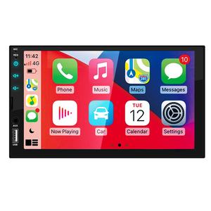 7080 Màn Hình Cảm Ứng Toàn Màn Hình Carplay Android Tự Động FM/SD/USB/Bluetooth 7 Inch Hai 2 Din Mp5 Video Máy Phát Thanh DVD Xe Hơi - Product Image 1