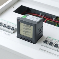 Compteur d'énergie multifonction triphasé Acrel AMC96-E4/KCSOE 96x96 à montage sur panneau, séquence d'événements, Modbus RTU DI/DO