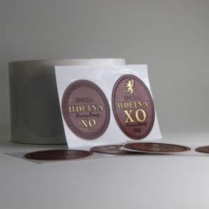 Etiquetas adhesivas para botellas de vino con logotipo personalizado, marca adhesiva Noble elegante para embalaje de bebidas, acabado de cuero especial Popular <span class=keywords><strong>XO</strong></span> - Product Image 4